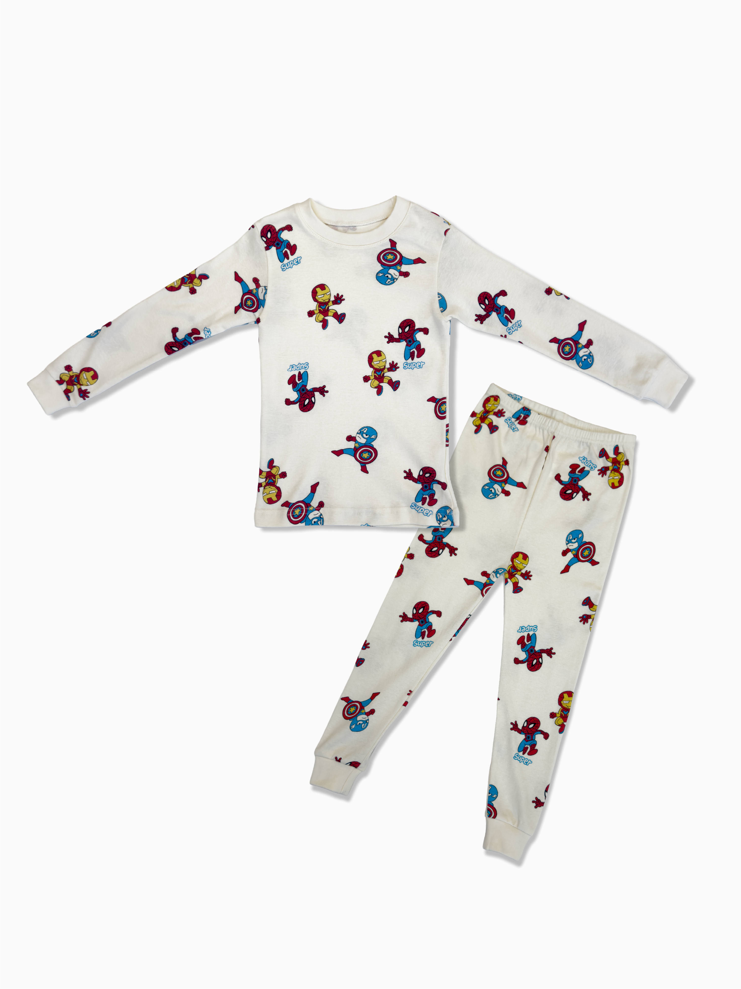 Superhero Long Sleeve Set