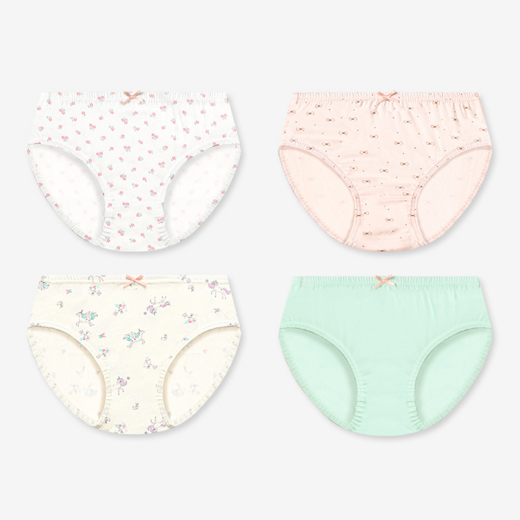 Unicorns in the Garden Underwear (Pack of 4)