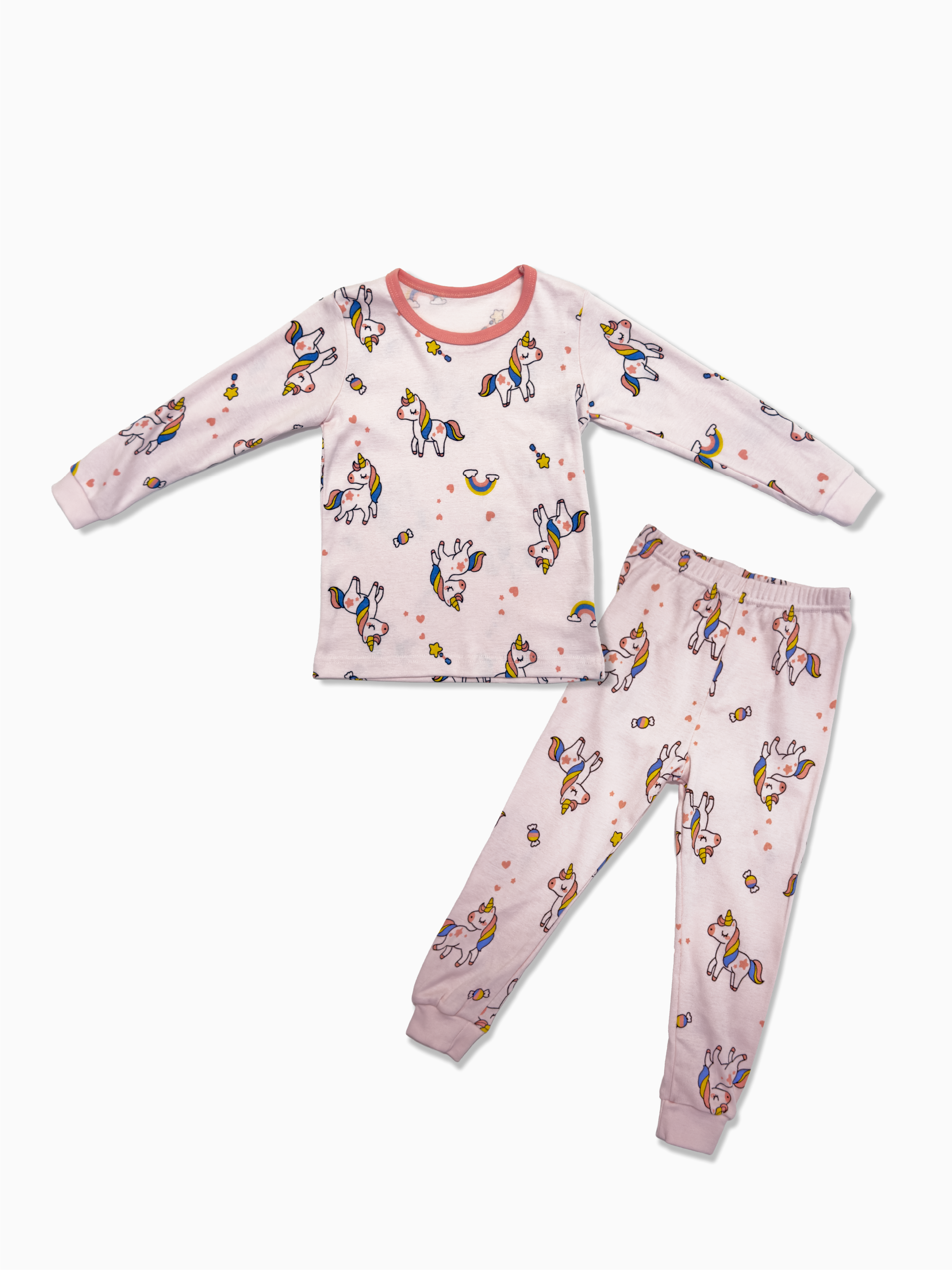 Unicorn and Rainbow Long Sleeve Set
