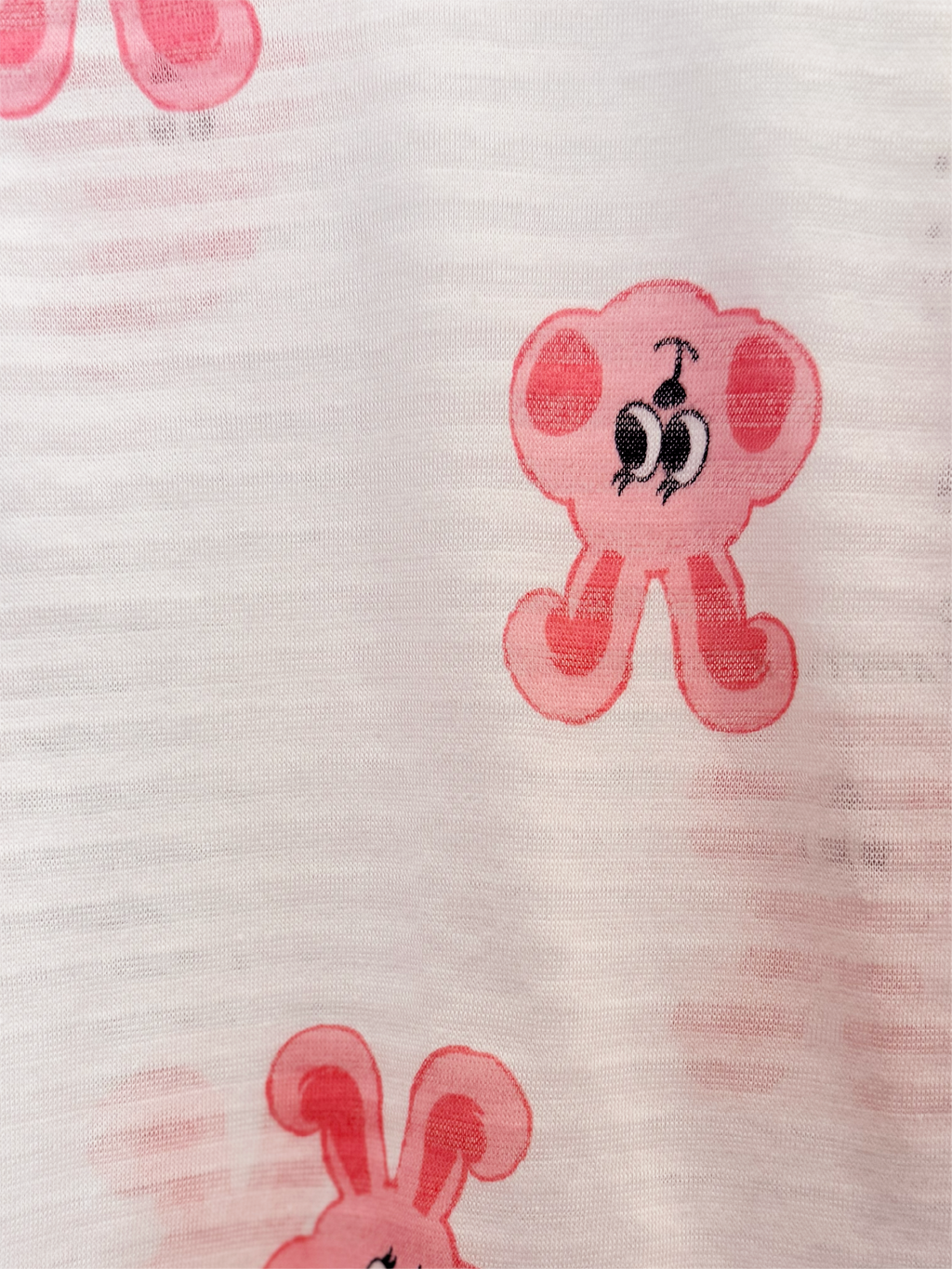 Pink Lovely Bunny Short Sleeve Set