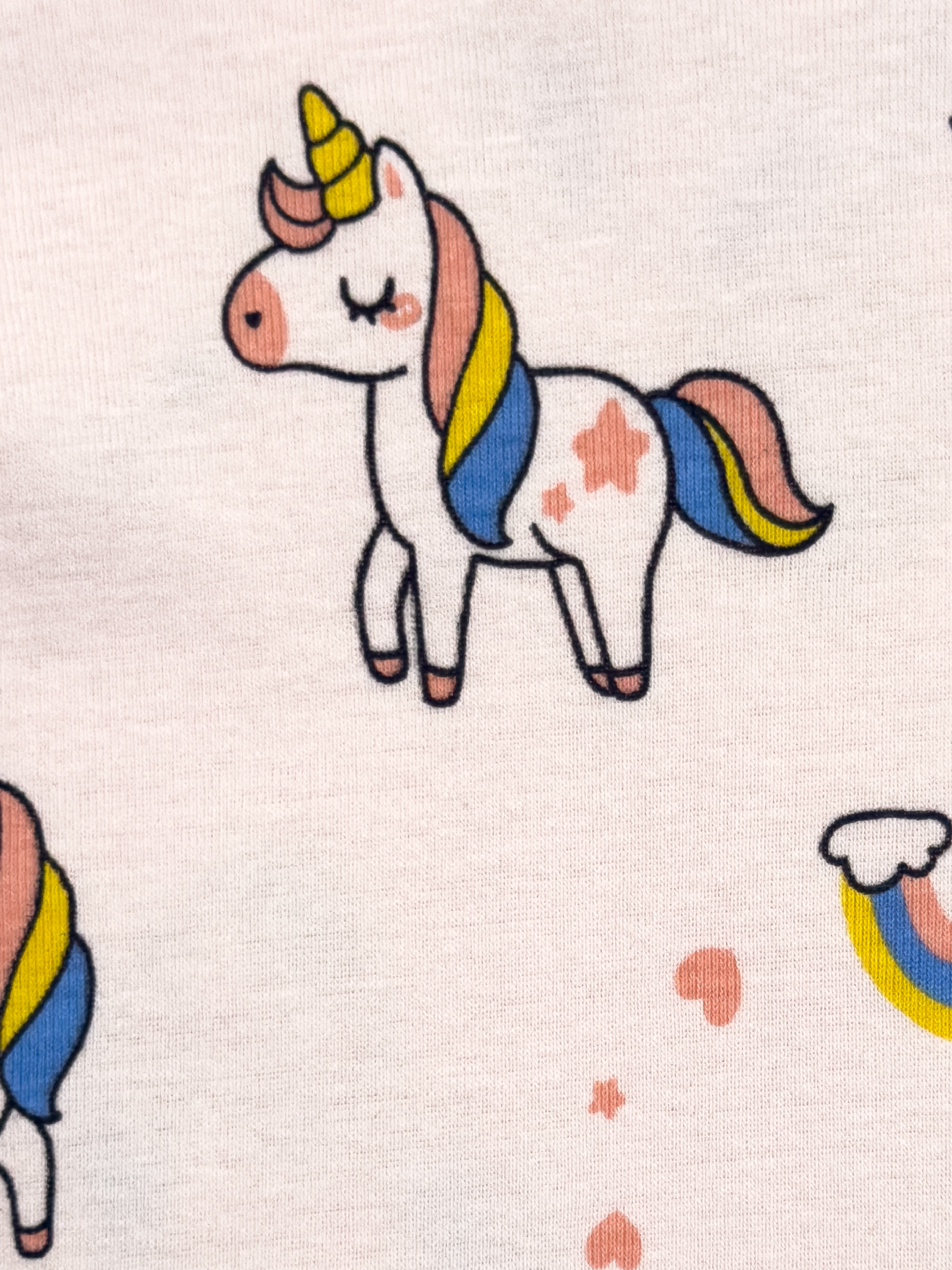 Unicorn and Rainbow Long Sleeve Set