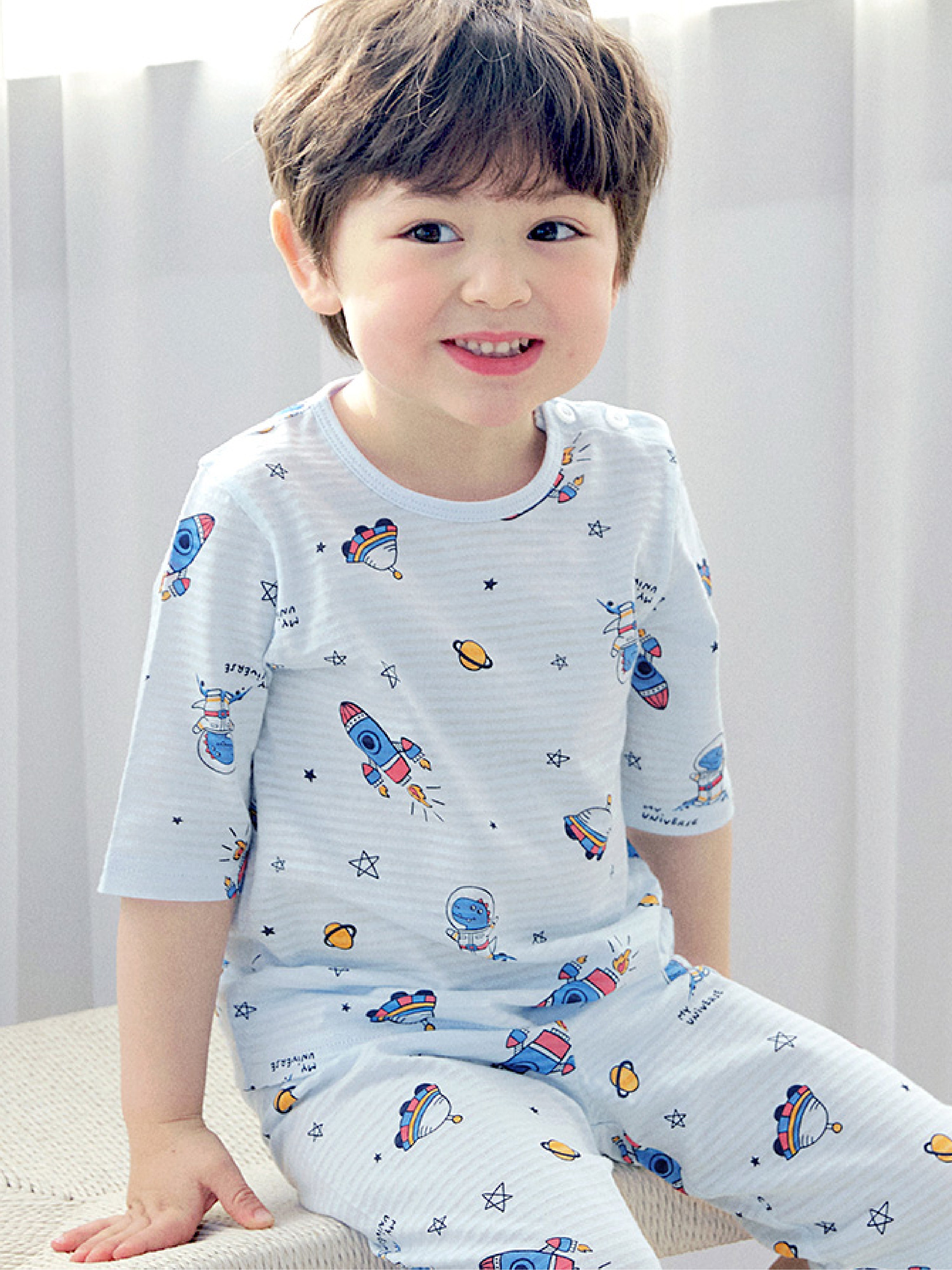 Dino Blast Off Short Sleeve Set