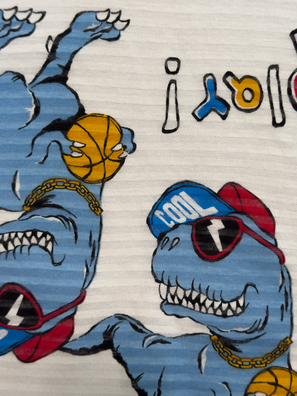 Dino Dunk Squad Short Sleeve Set