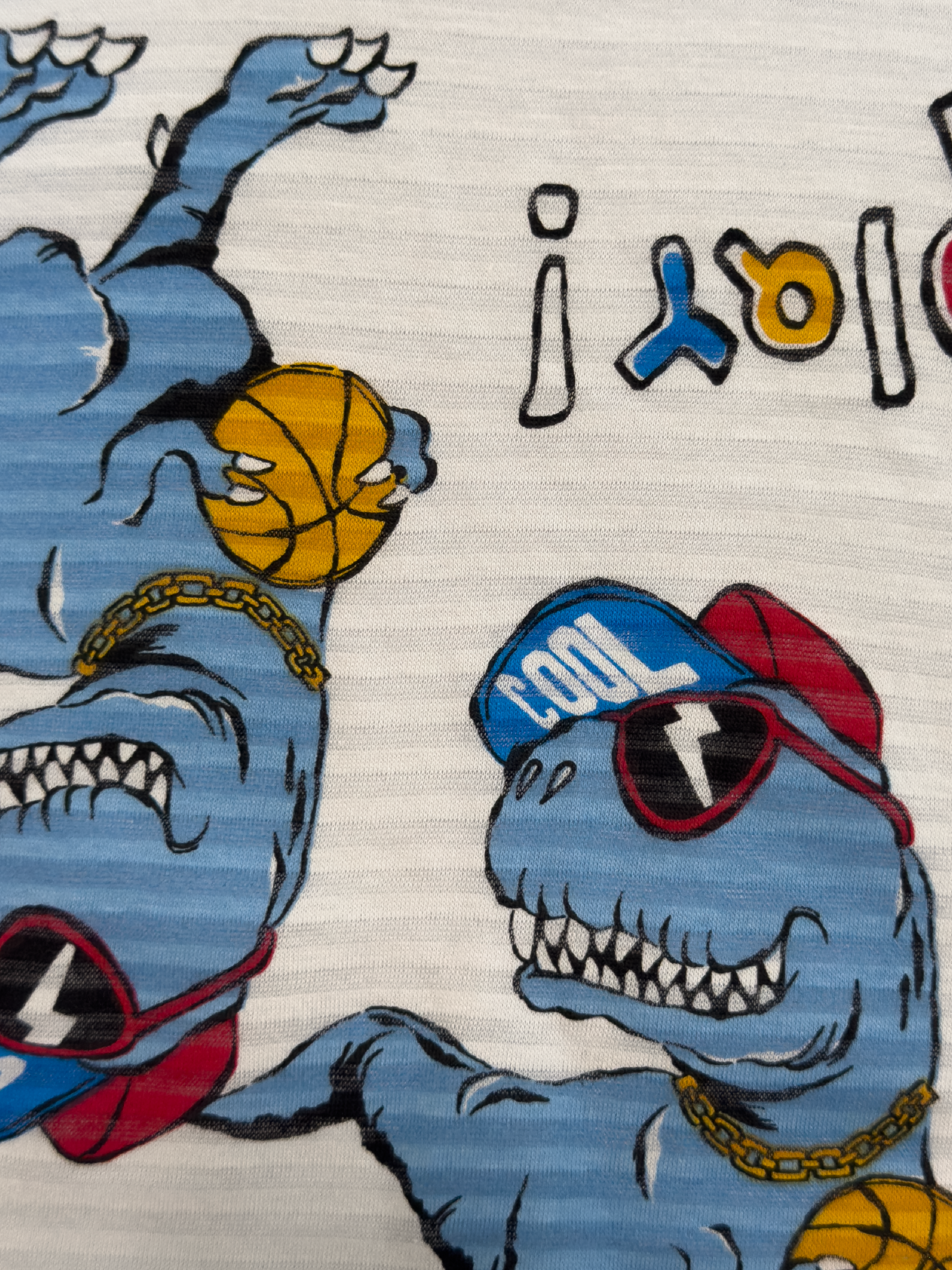 Dinosaur Basketball Short Sleeve Set