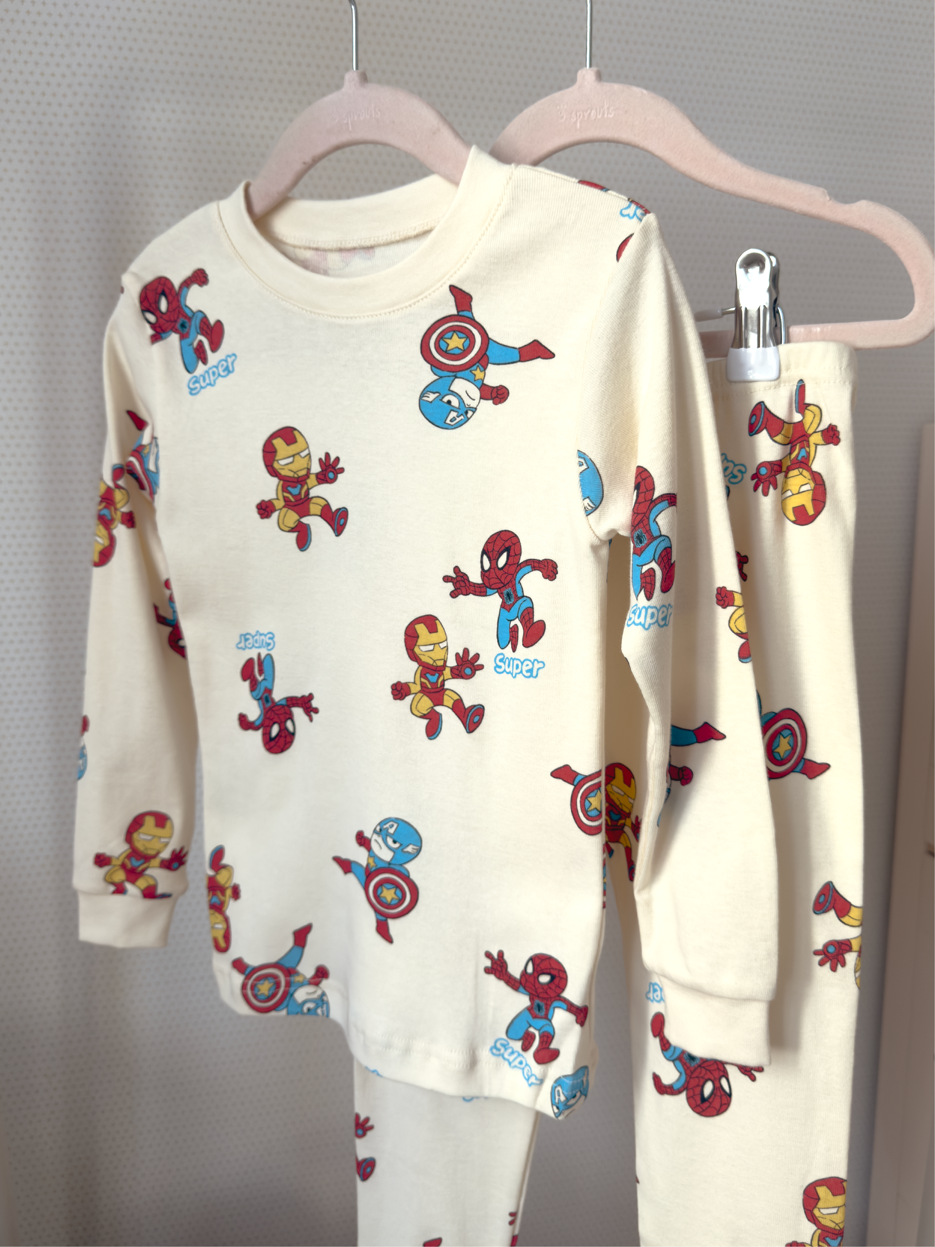 Superhero Long Sleeve Set