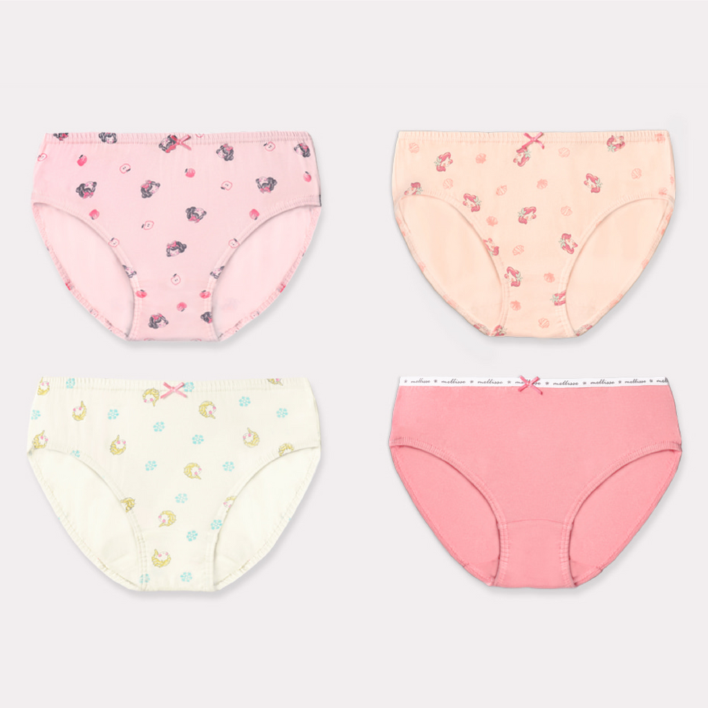 Princess Party Underwear (Pack of 4)