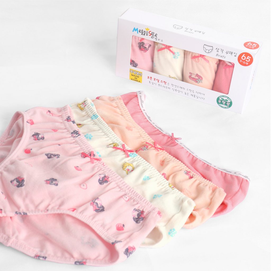 Princess Party Underwear (Pack of 4)