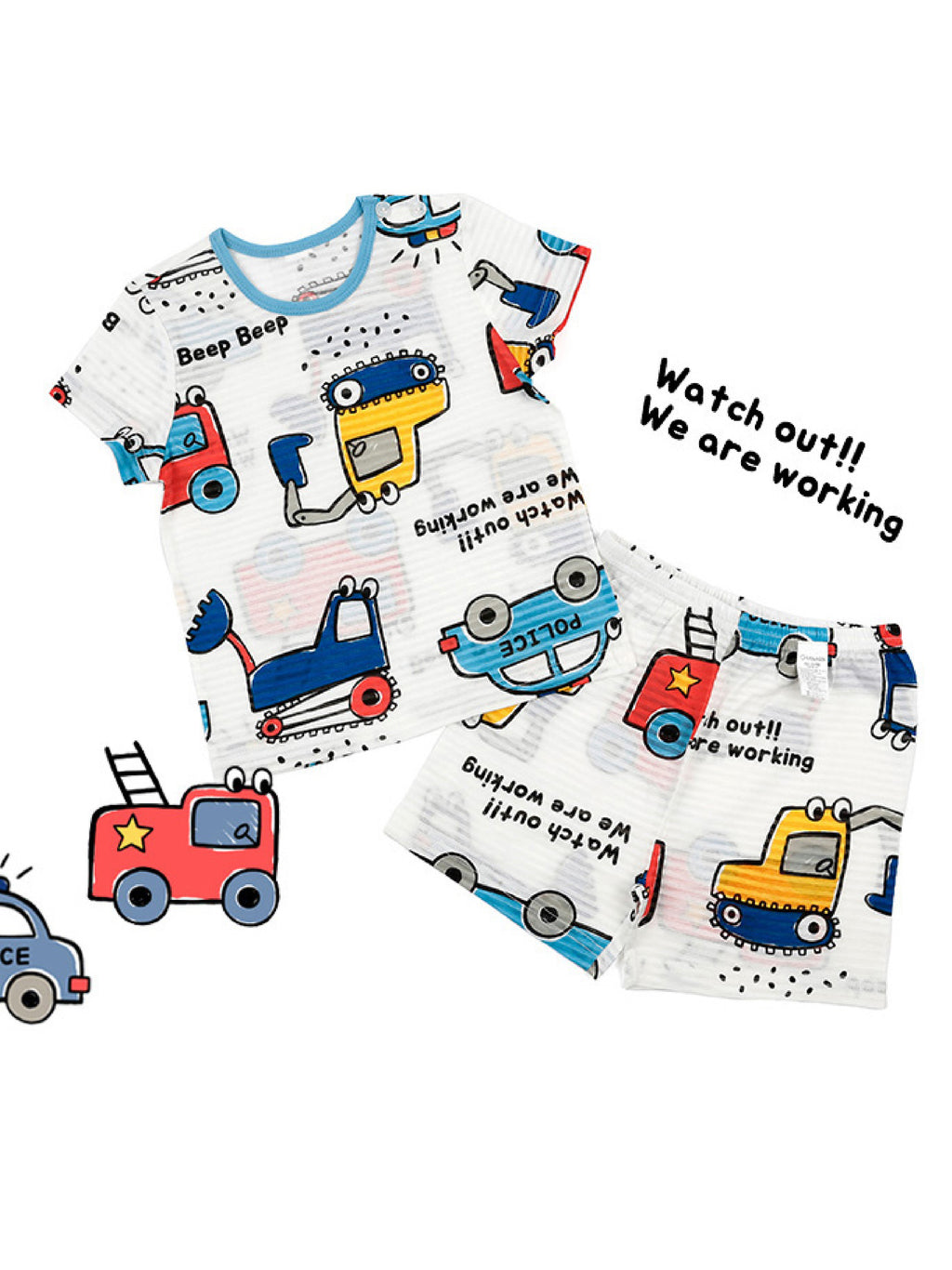 Little Builders Short Sleeve Set