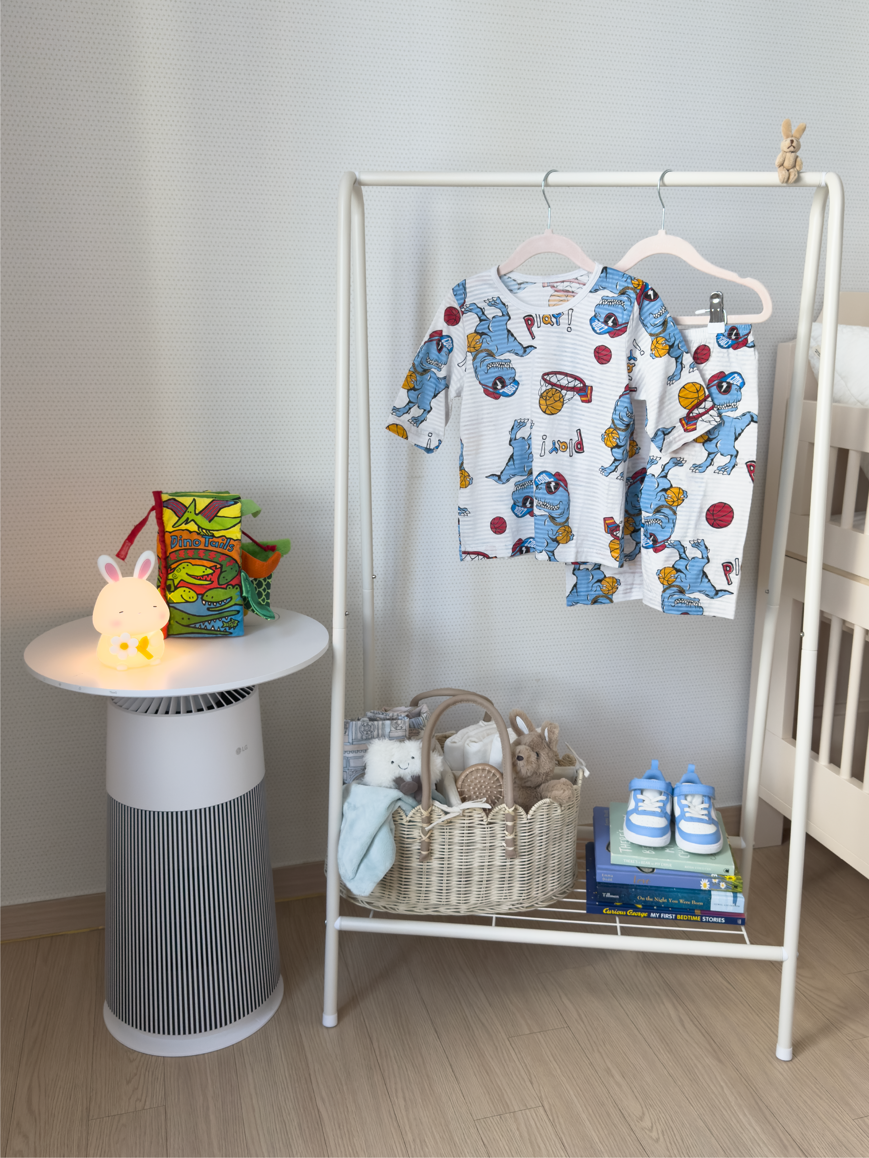 Dinosaur Basketball Short Sleeve Set