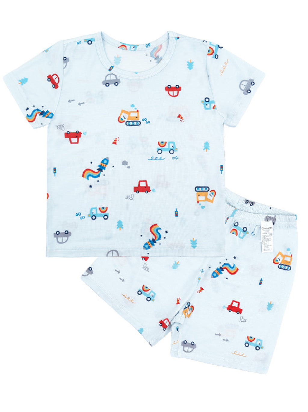 Zoom, Build, & Blast Modal Short Sleeve Set