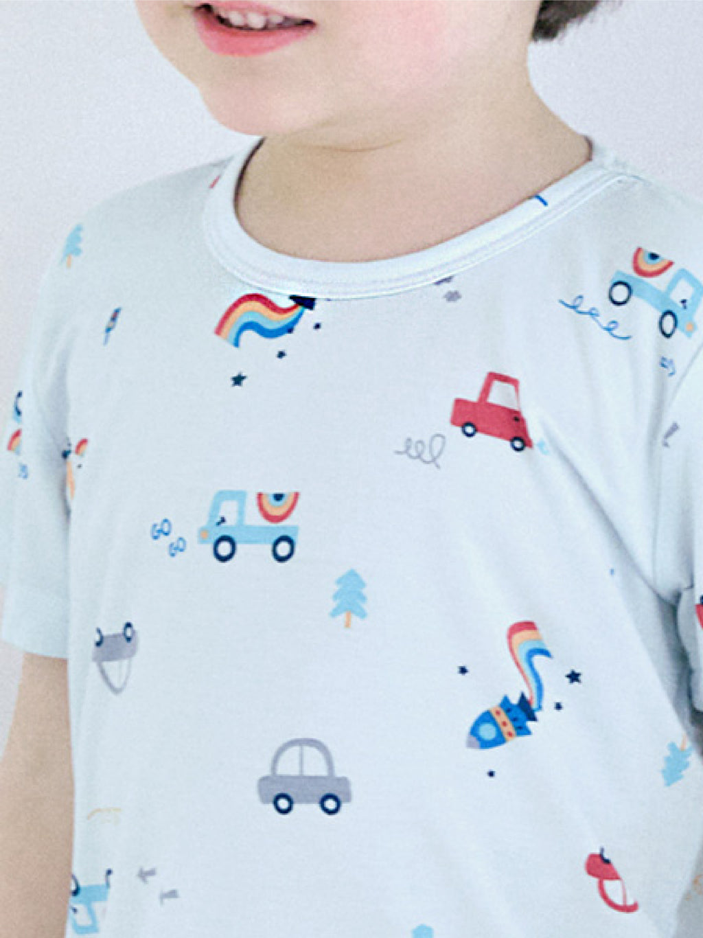 Zoom, Build, & Blast Modal Short Sleeve Set