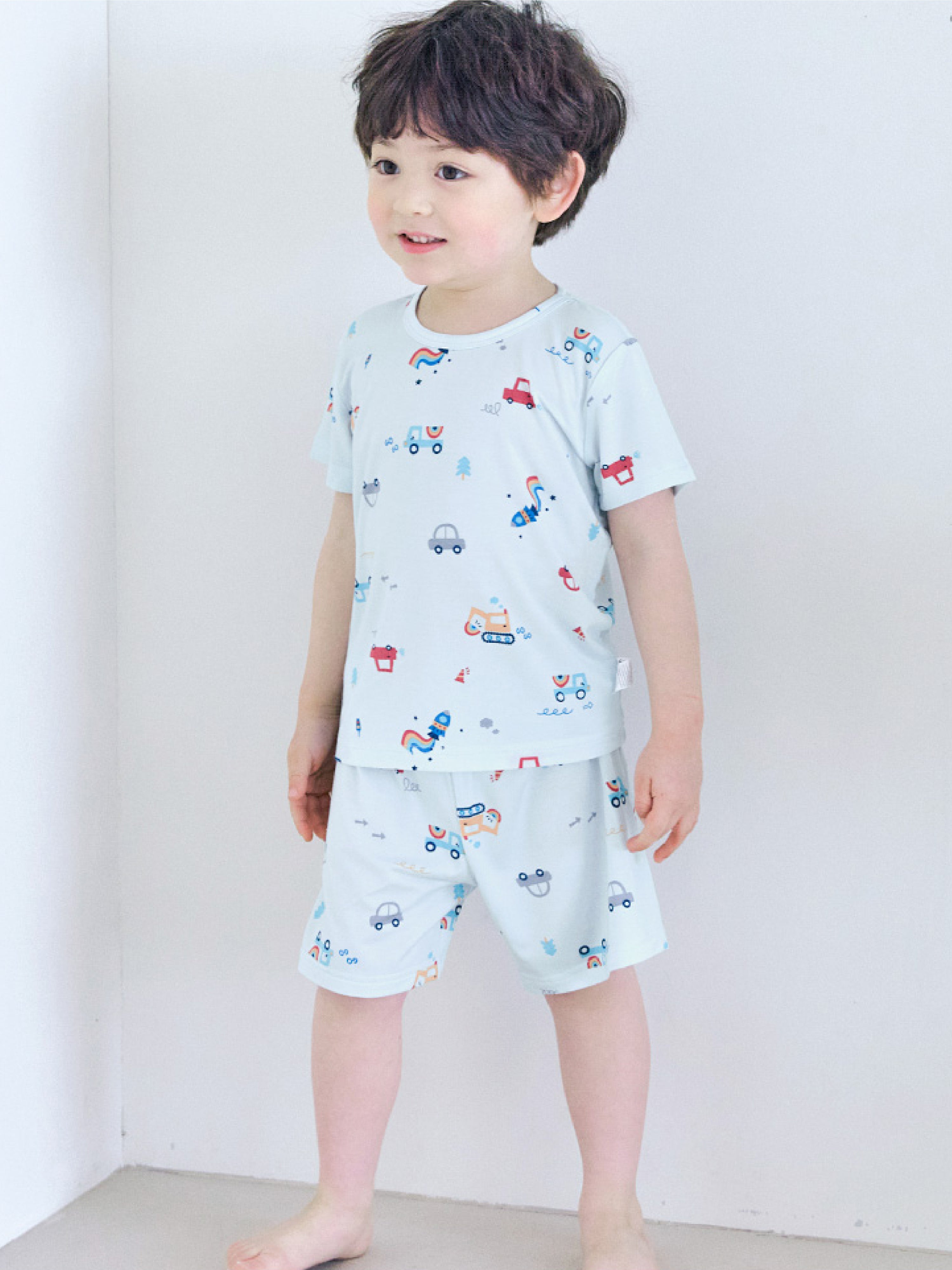 Zoom, Build, & Blast Modal Short Sleeve Set