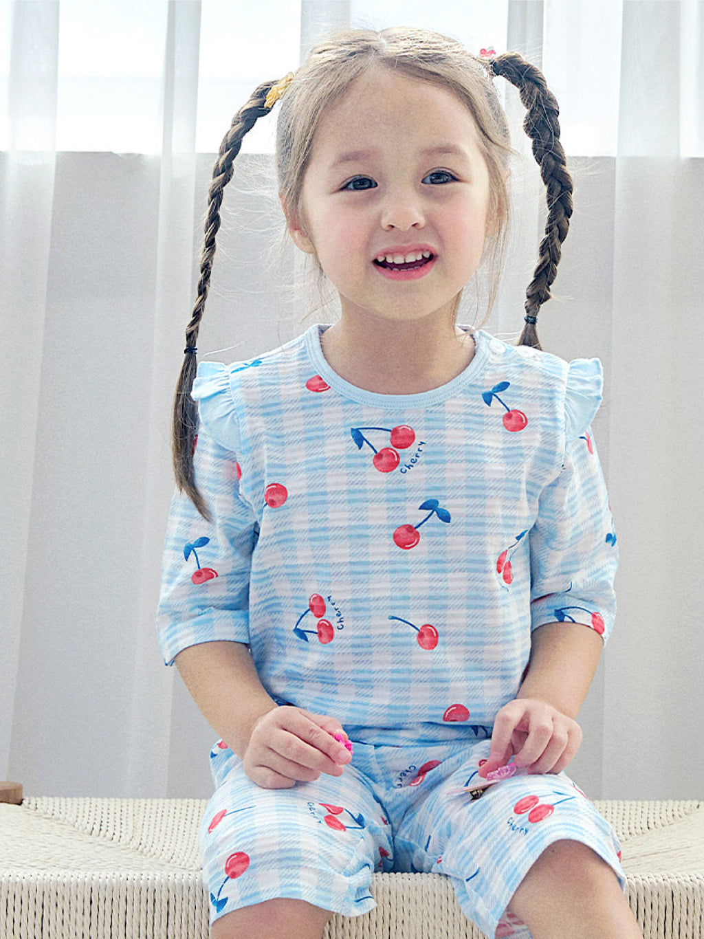 Cherry Picnic Short Sleeve Set