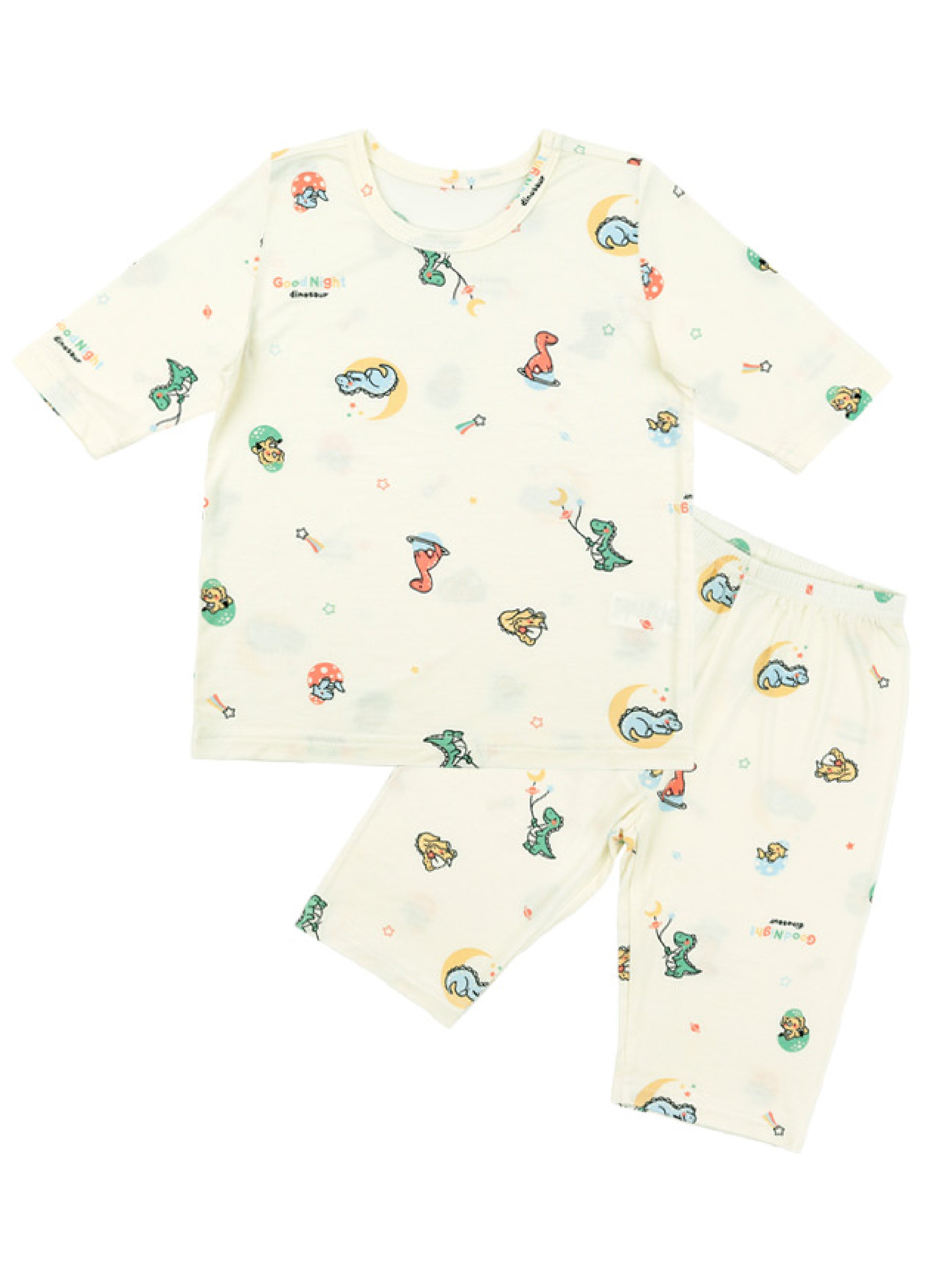 Cosmic Dino Modal Short Sleeve Set