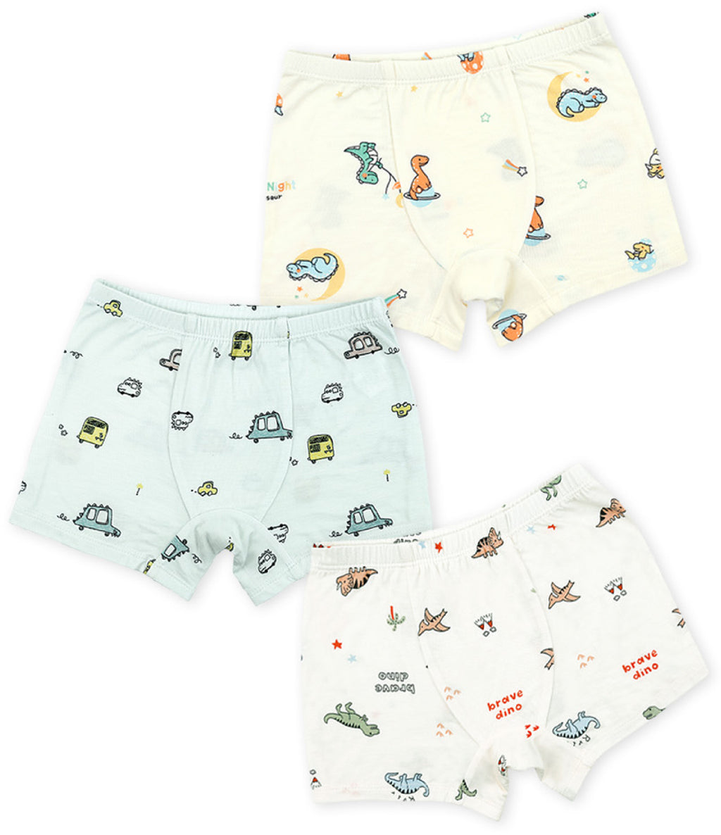Dinos on the Move Modal Boxer Briefs (Pack of 3)