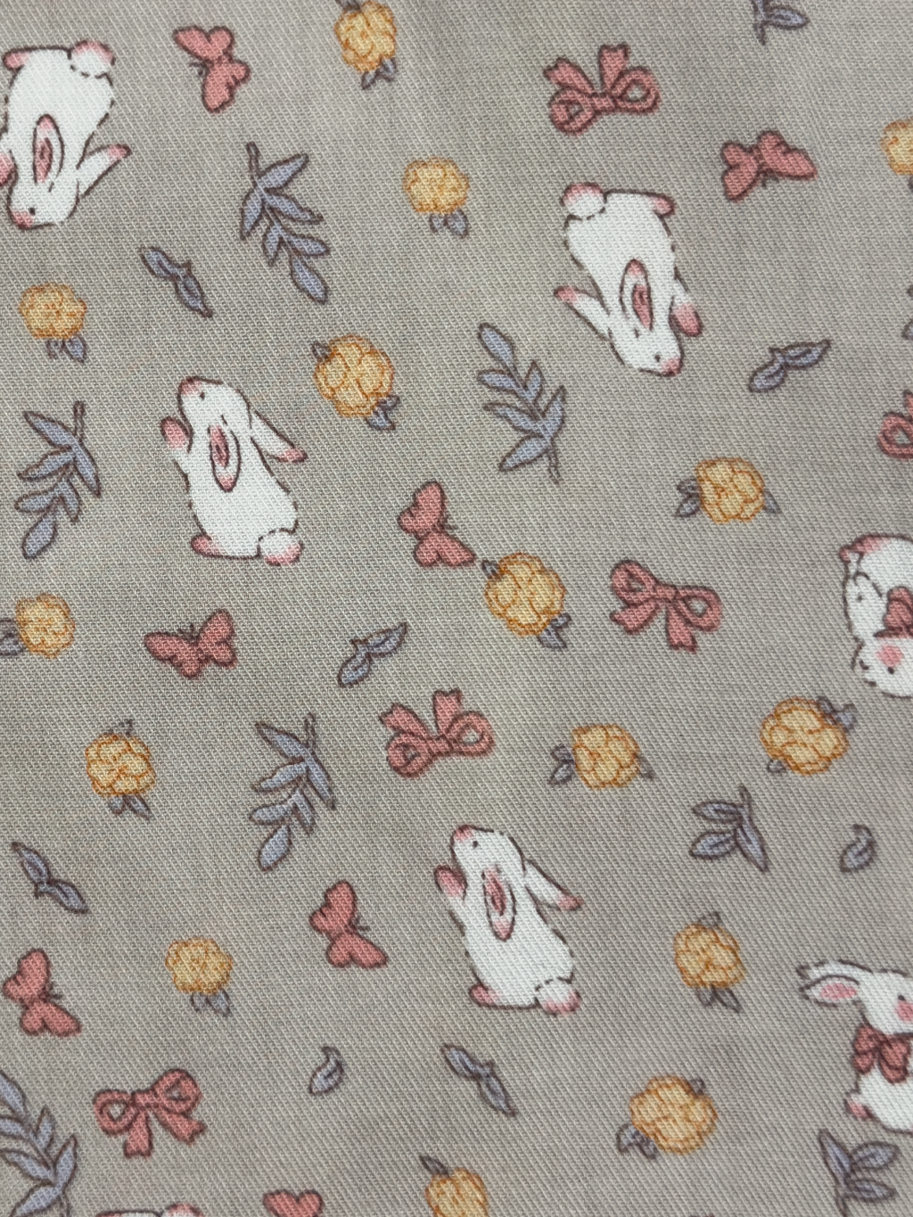 Garden Party Bunny Long Sleeve Nightgown