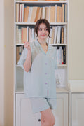 Cotton Candy Collared Adult Short Sleeve Set