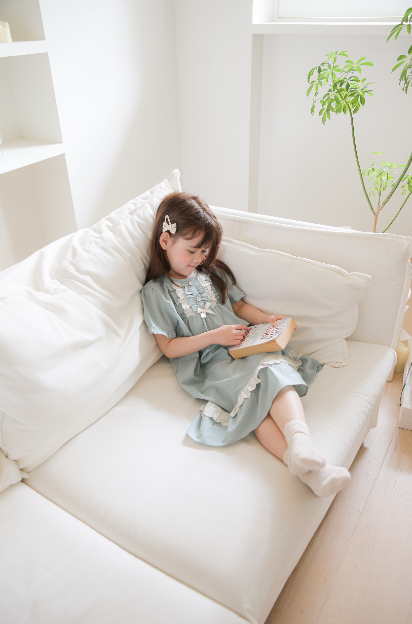 Little Mint Dream Short Sleeve Nightgown