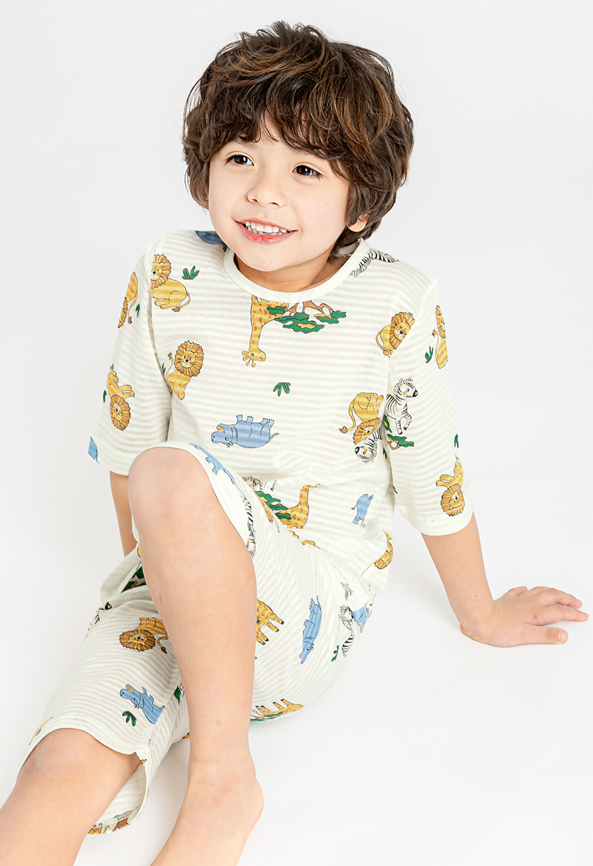 Wild Safari Summer Party Short Sleeve Set