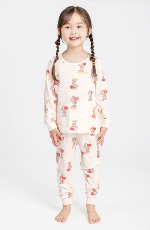 Bunny Loves Berries Long Sleeve Set