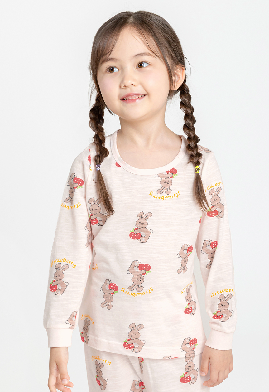 Bunny Loves Berries Long Sleeve Set