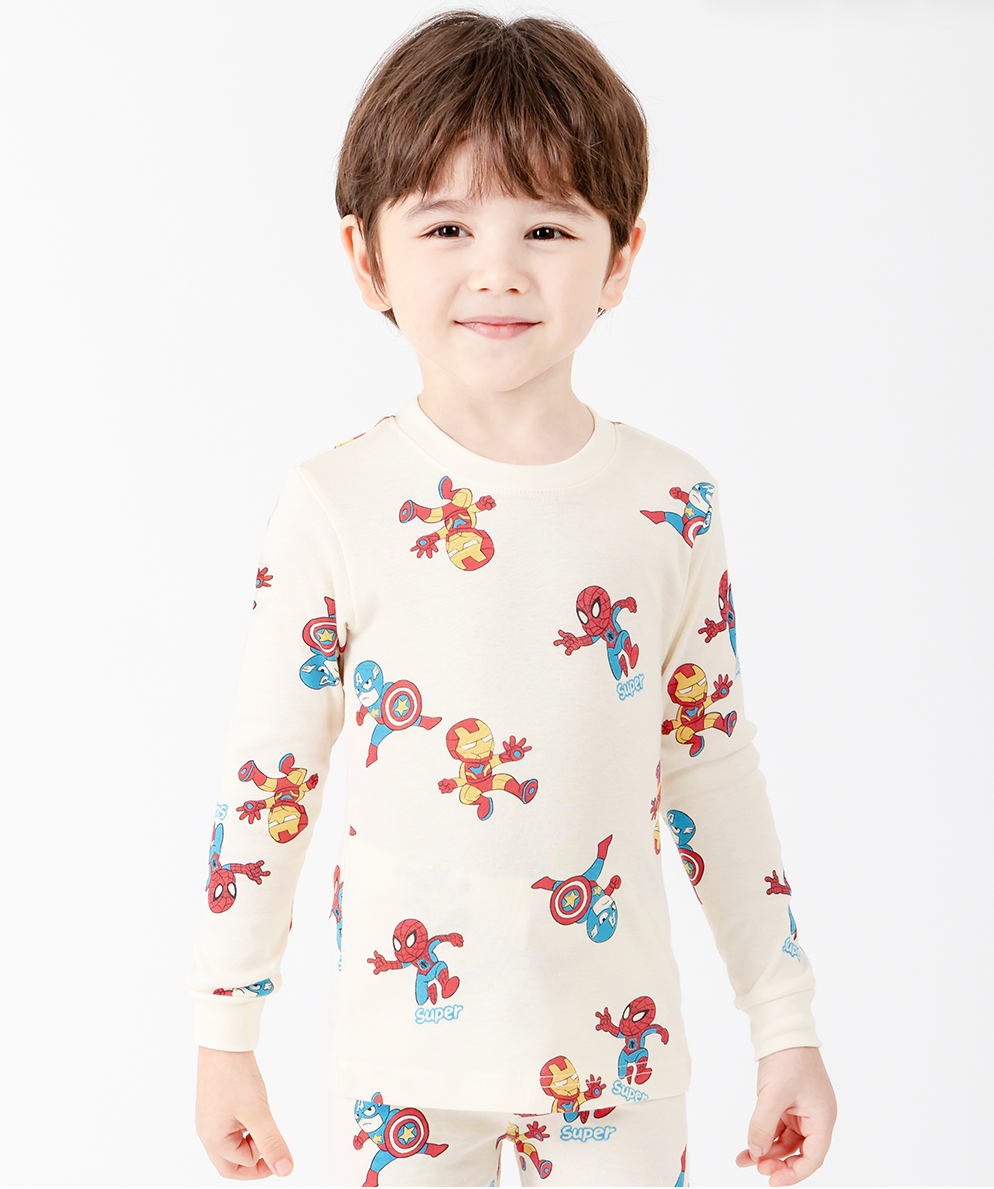 Super Friends in Action Long Sleeve Set