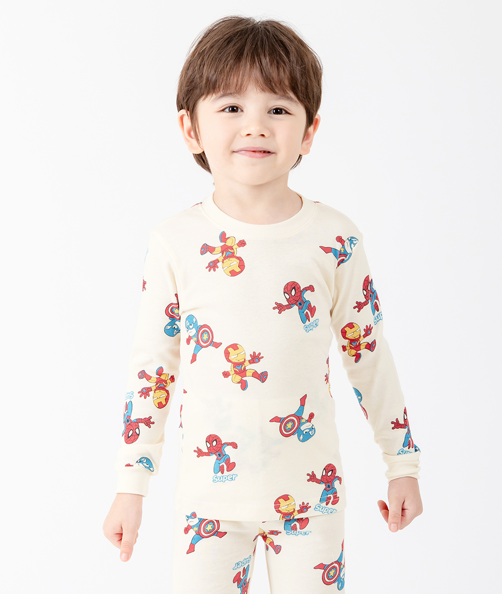 Super Friends in Action Long Sleeve Set