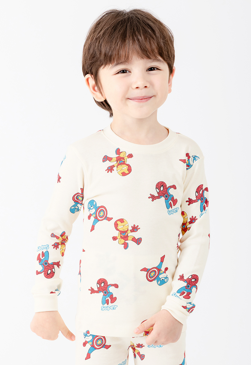 Super Friends in Action Long Sleeve Set