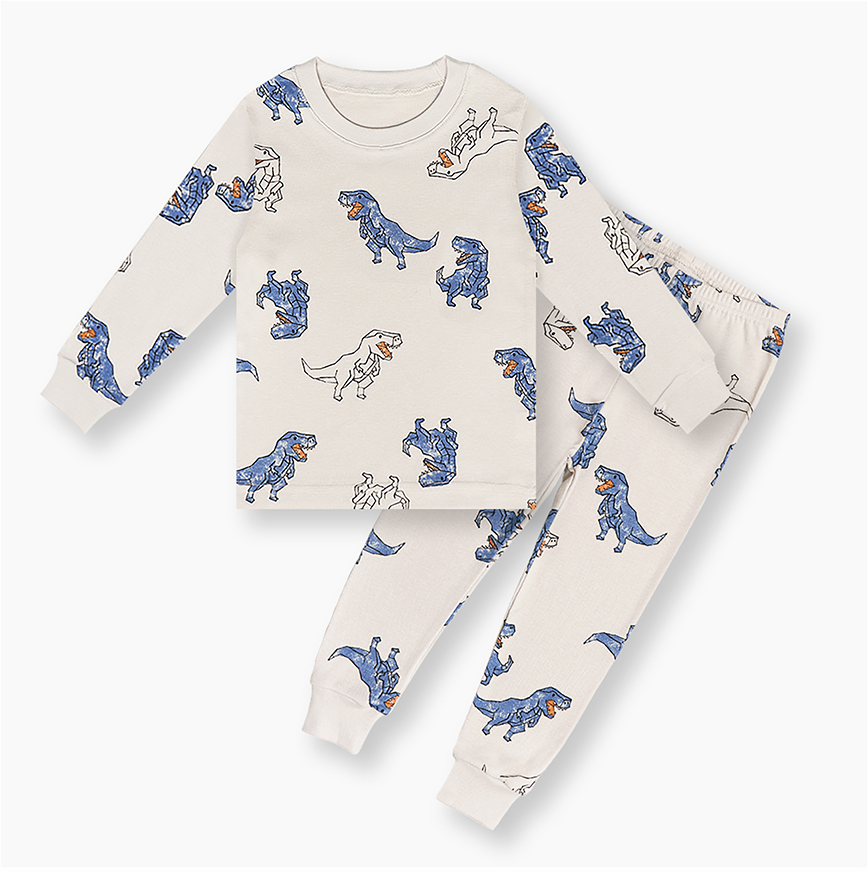 Roarsome T-rex Long Sleeve Pajama Set