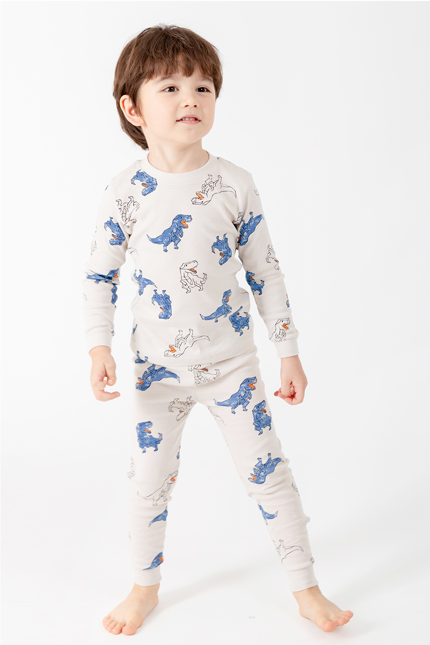 Roarsome T-rex Long Sleeve Pajama Set