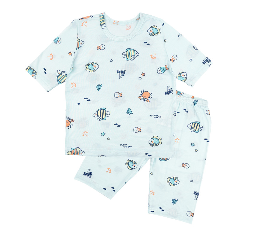 Ocean Family Modal Short Sleeve Set